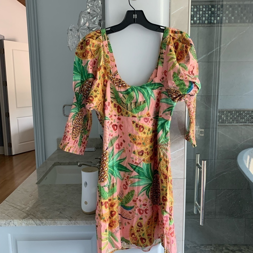 Farm Rio Mixed Fruits Mini Dress - Picture 10 of 15